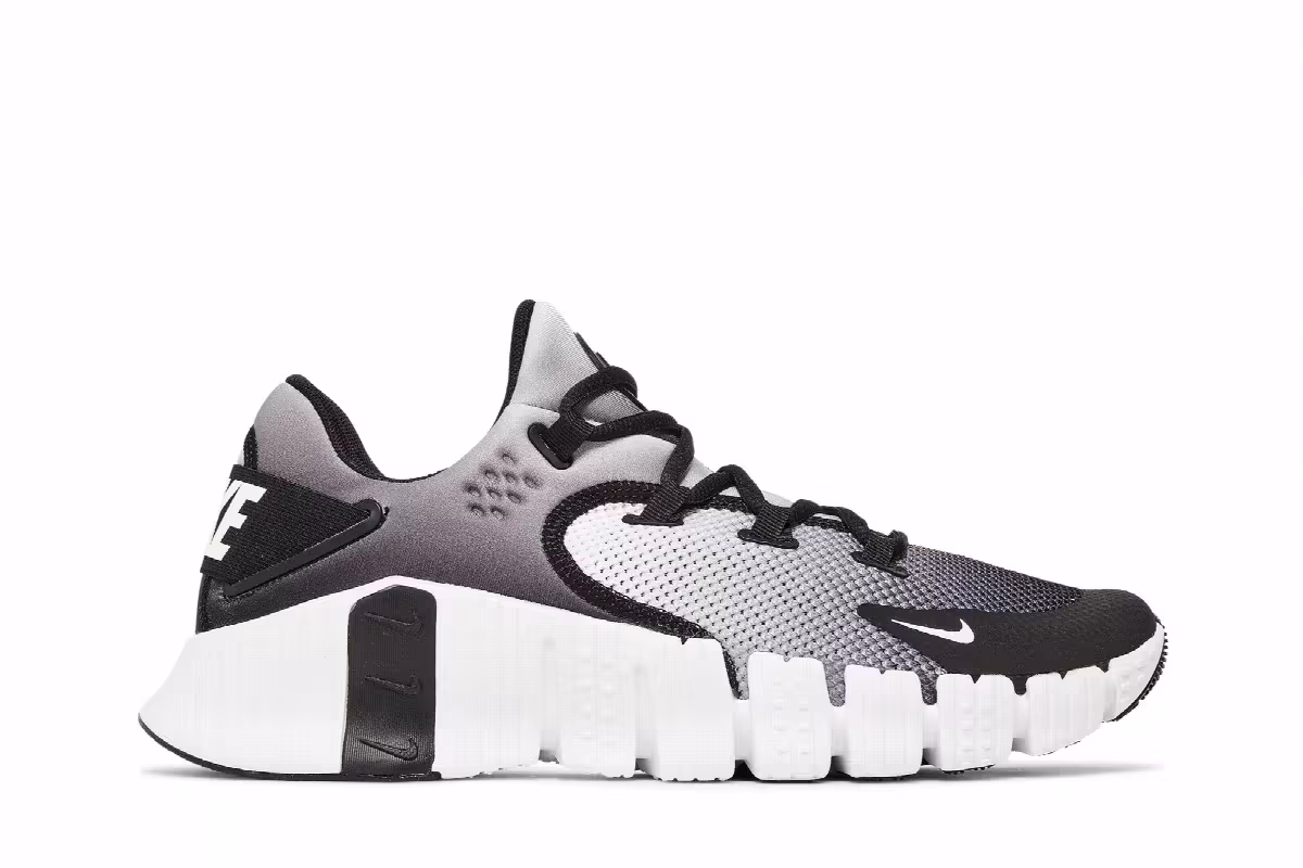 Nike Free Metcon 4 White Black, view 2