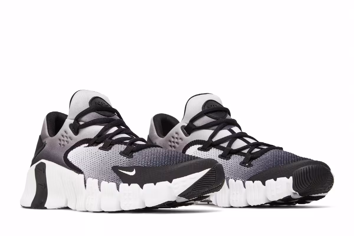 Nike Free Metcon 4 White Black, view 9