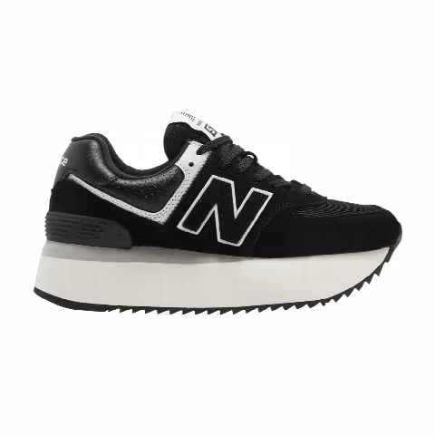 New Balance Wmns 574+ 'Black White'
