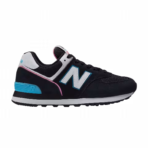 New Balance Wmns 574 'Black Vibrant Sky Pink'