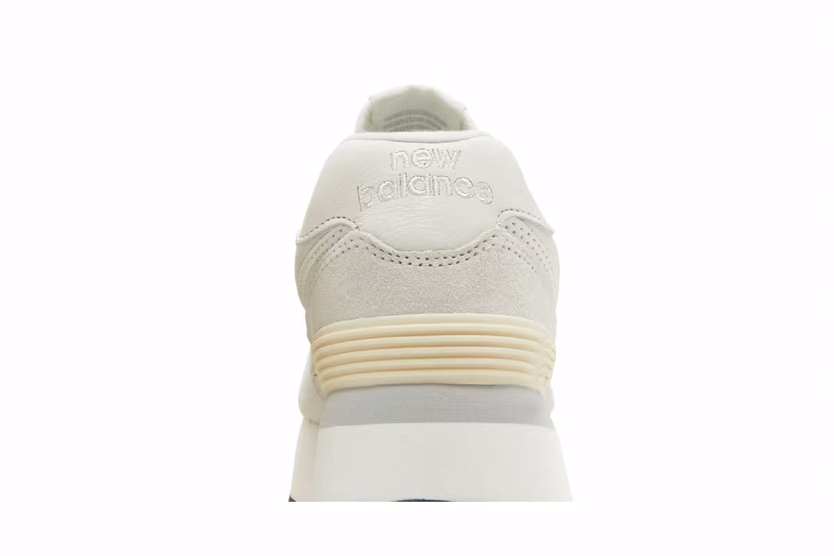 New Balance Women's 574+ White Grey, view 8