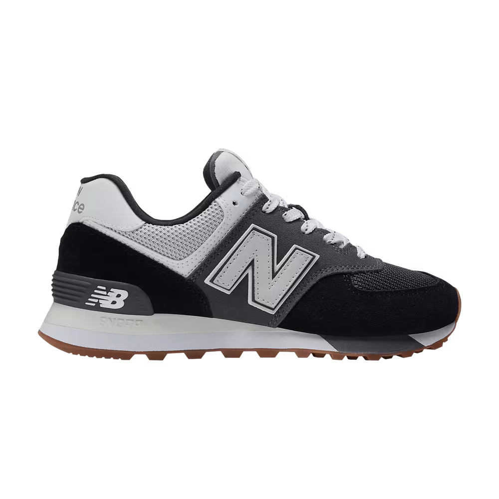 New Balance Women's 574 Black Marblehead