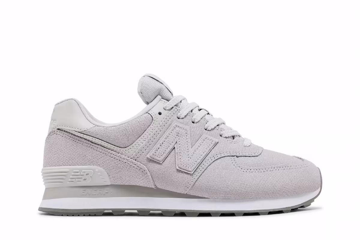 New Balance Women's 574 Grey Reptile, view 2