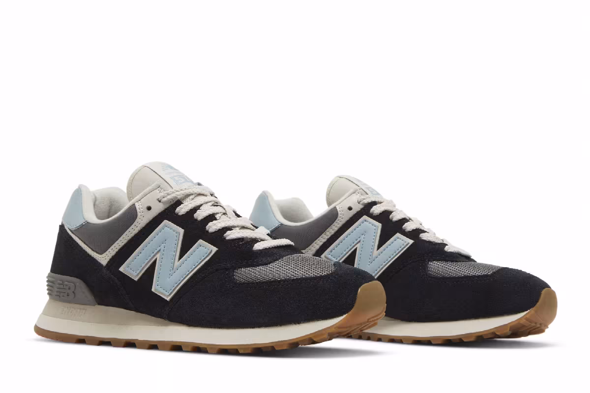 New Balance Women's 574v2 Black Ocean Haze, view 9