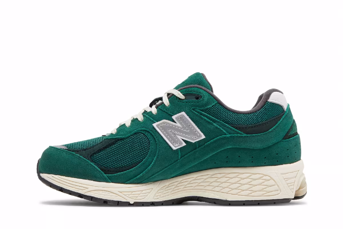 New Balance 2002R Suede Pack - Forest Green, view 4