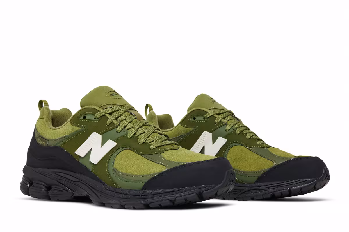 The Basement x New Balance 2002R Moss Green, view 9
