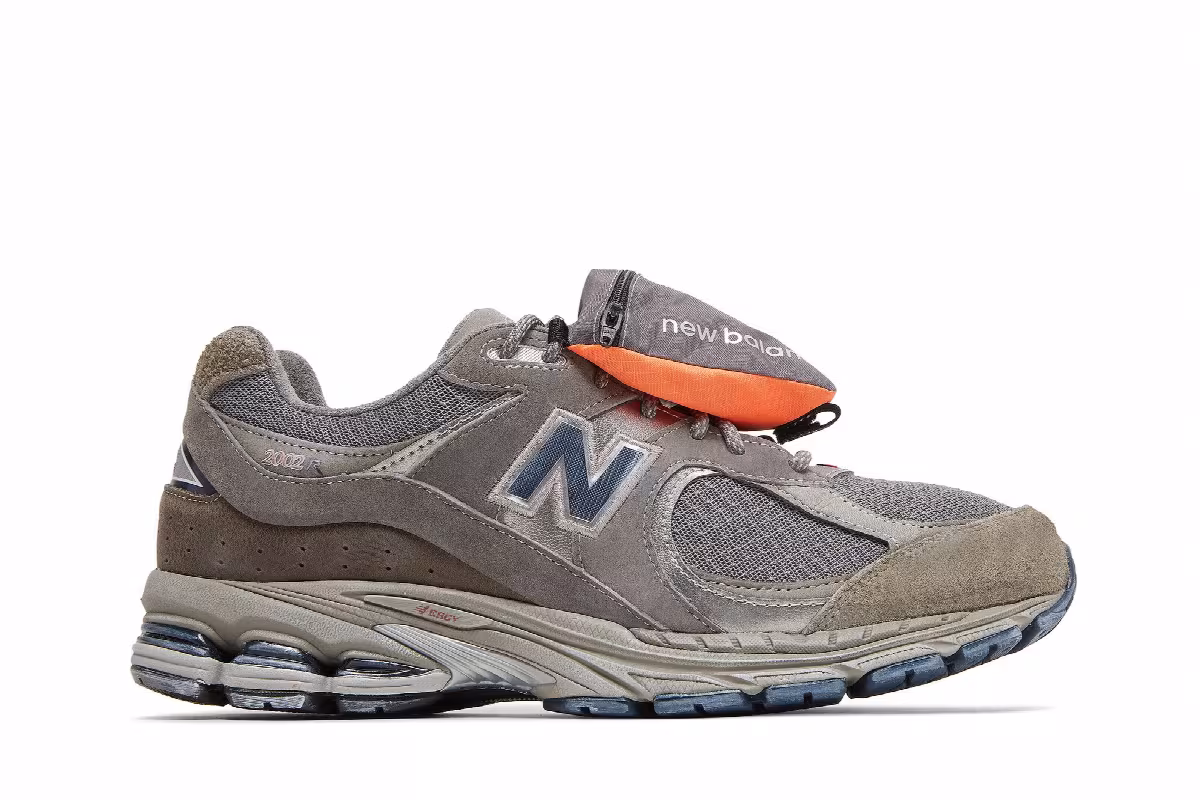 New Balance 2002R Pouch - Castle Grey, view 2