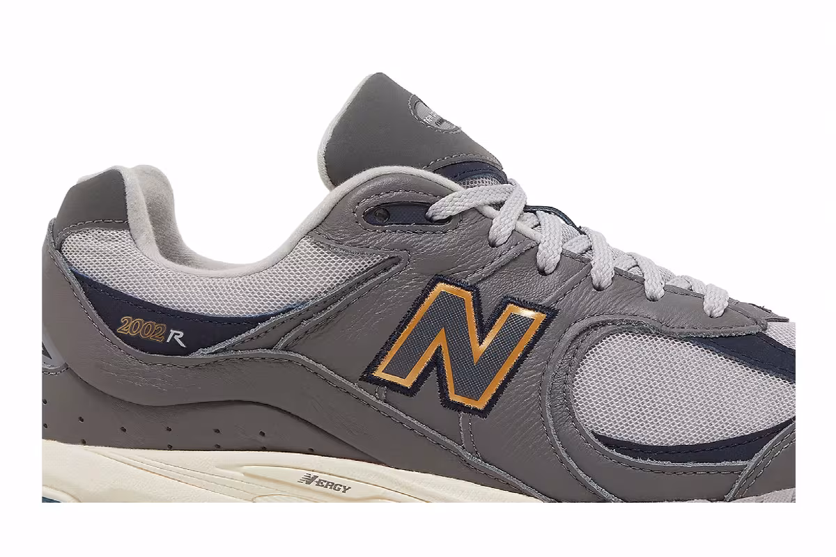 New Balance 2002R Castlerock Gold Metallic, view 3