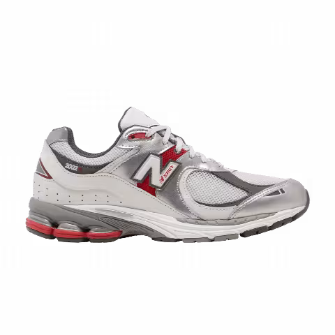 New Balance 2002R 'Silver Metallic Team Red'