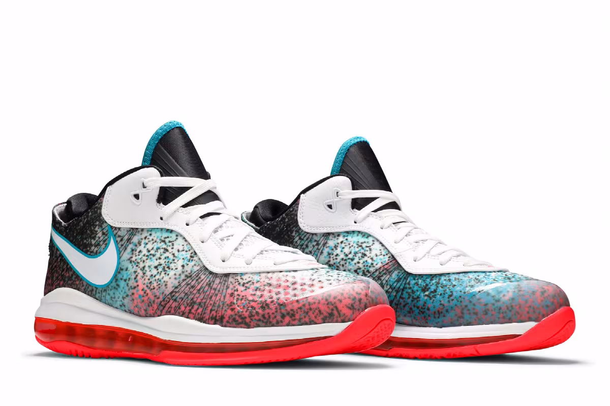 Nike LeBron 8 V/2 Low Miami Night 2021, view 9
