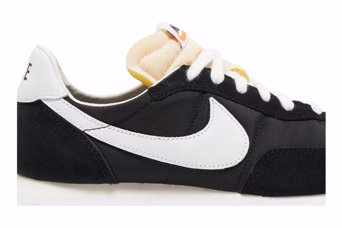 Nike Waffle Trainer 2 GS Black White, view 3