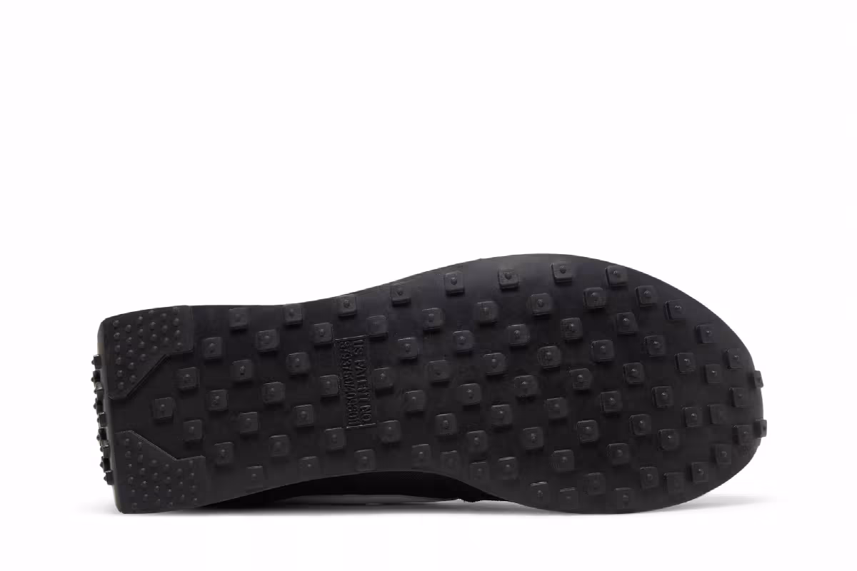 Nike Waffle Trainer 2 GS Black White, view 5