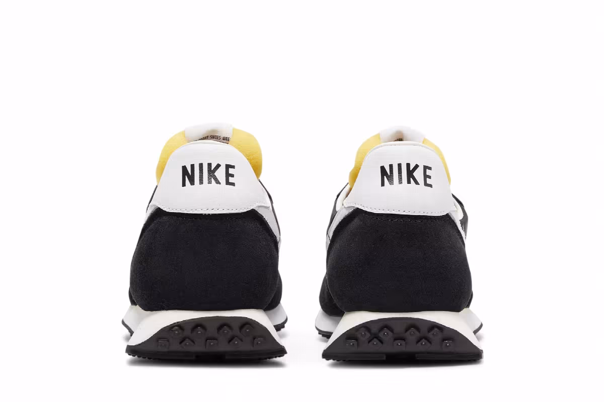 Nike Waffle Trainer 2 GS Black White, view 7