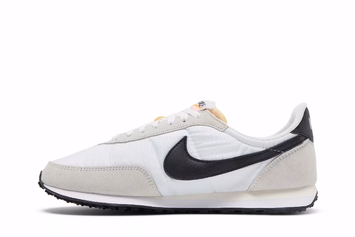 Nike Waffle Trainer 2 White Black, view 4