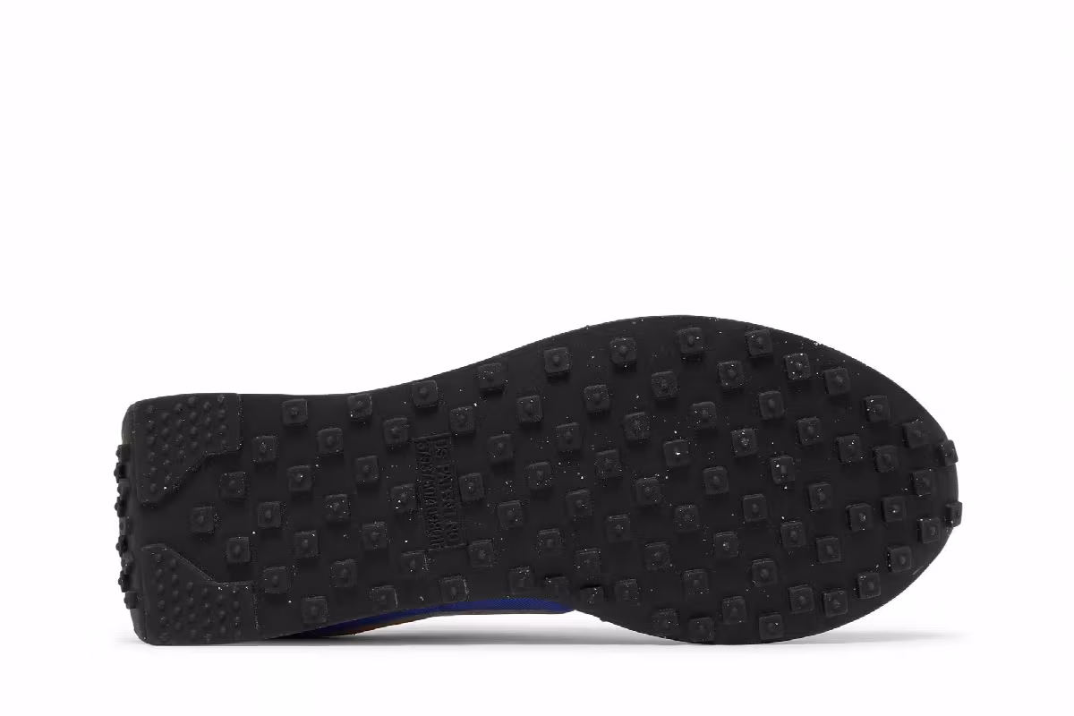 Nike Waffle Trainer 2 GS Medium Blue University Gold, view 5