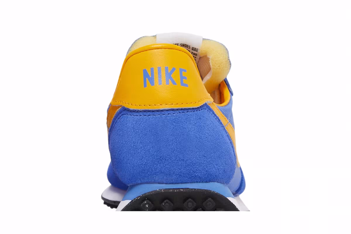 Nike Waffle Trainer 2 GS Medium Blue University Gold, view 8