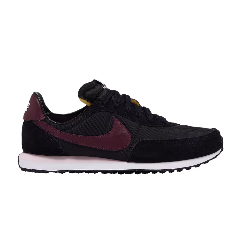 Nike Waffle Trainer 2 GS Black Dark Beetroot