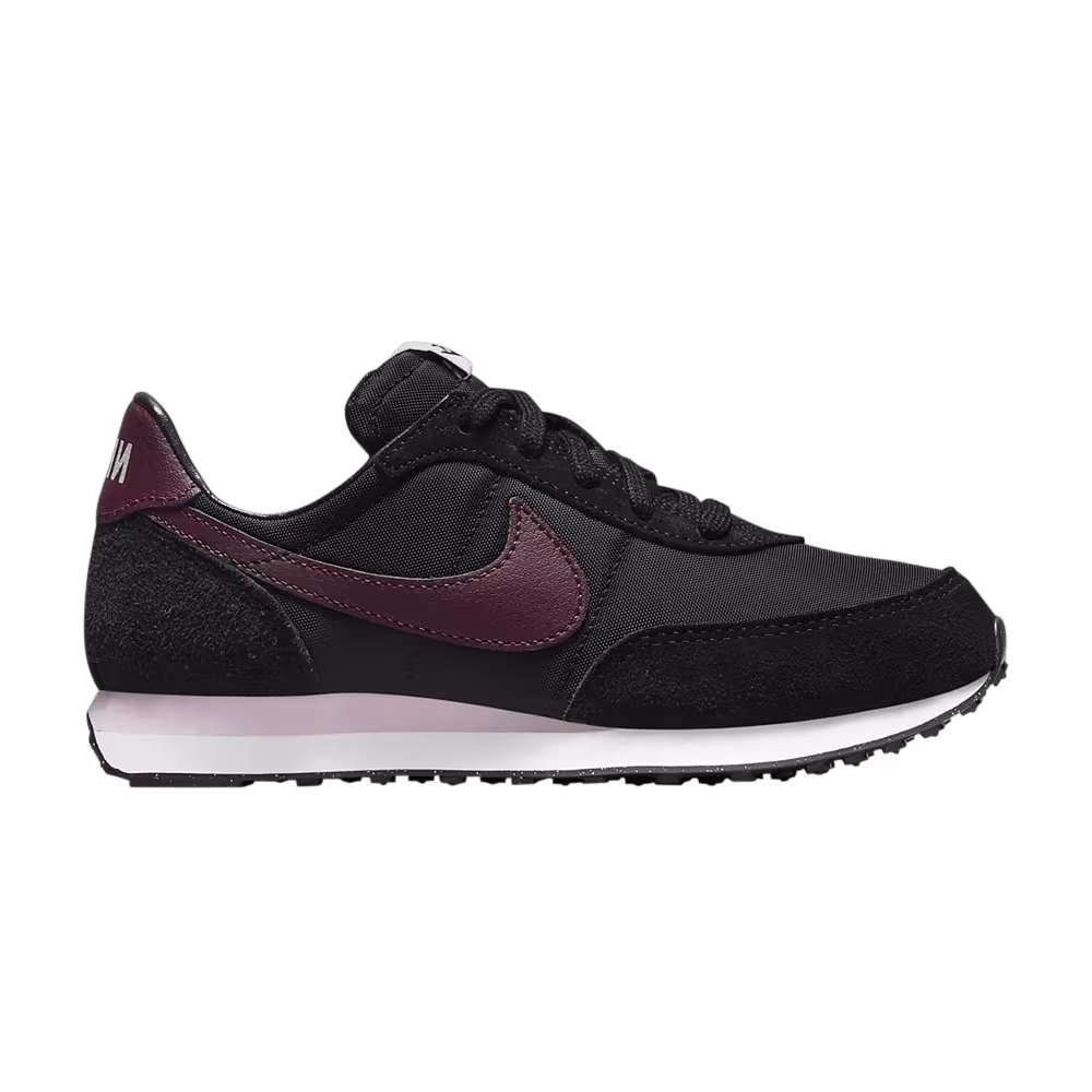 Nike Waffle Trainer 2 PS Black Dark Beetroot