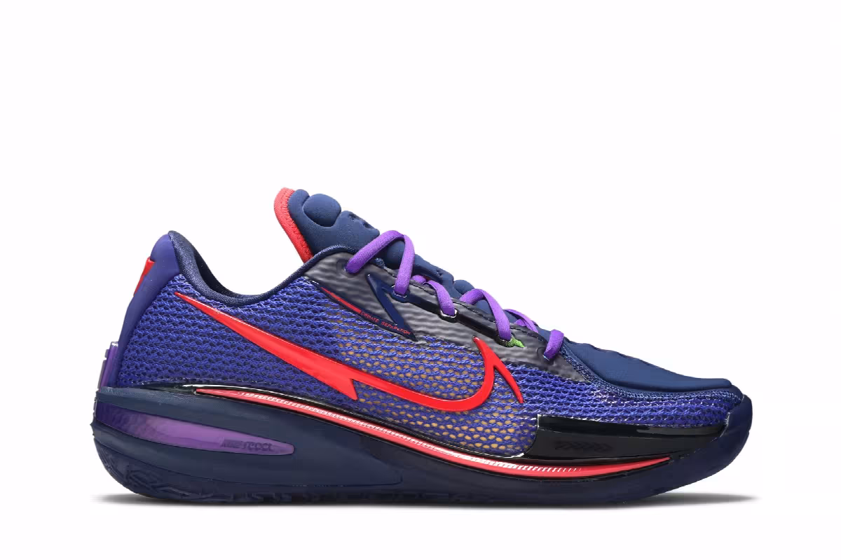 Nike Air Zoom GT Cut Blue Void Siren Red, view 2
