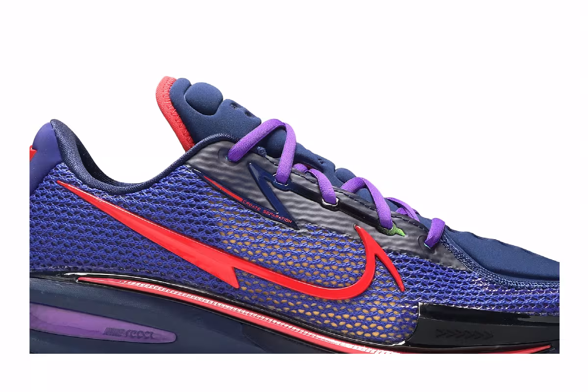 Nike Air Zoom GT Cut Blue Void Siren Red, view 3