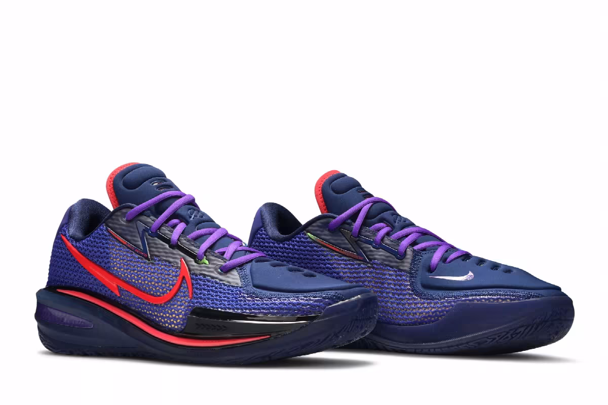 Nike Air Zoom GT Cut Blue Void Siren Red, view 9