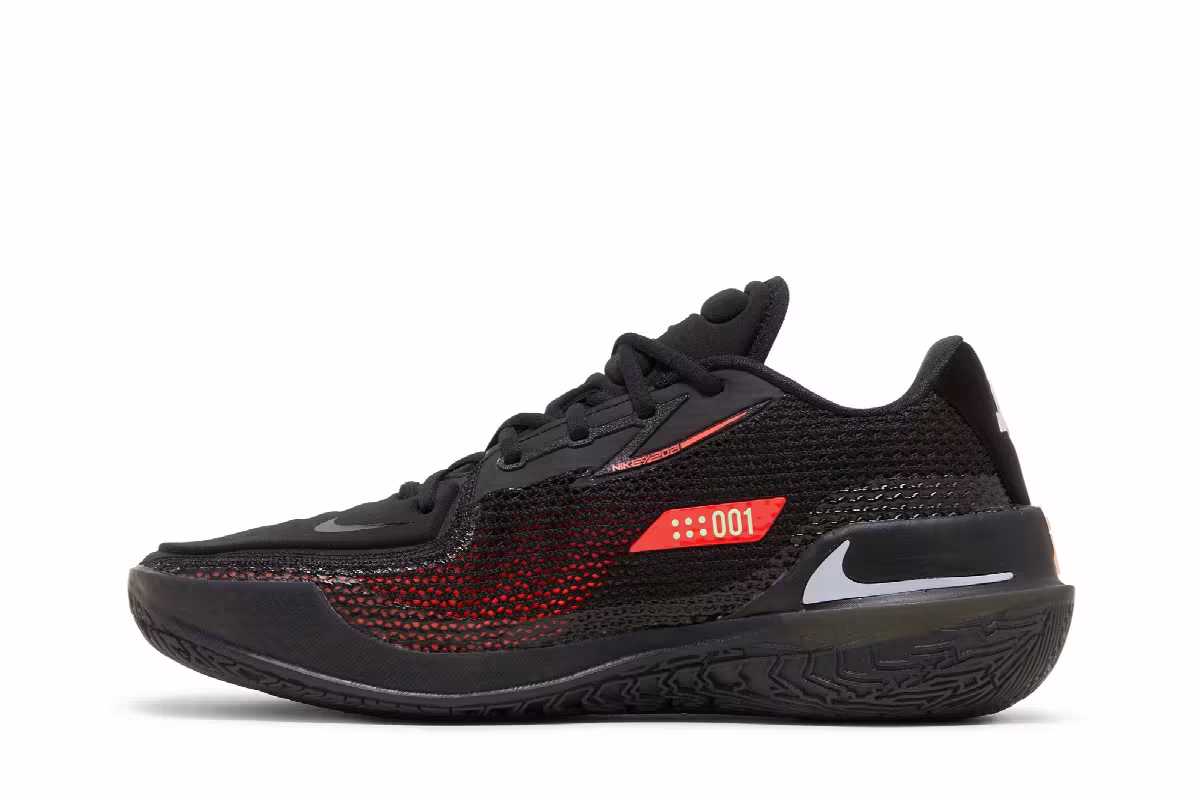Nike Air Zoom GT Cut EP Black Hyper Crimson, view 4