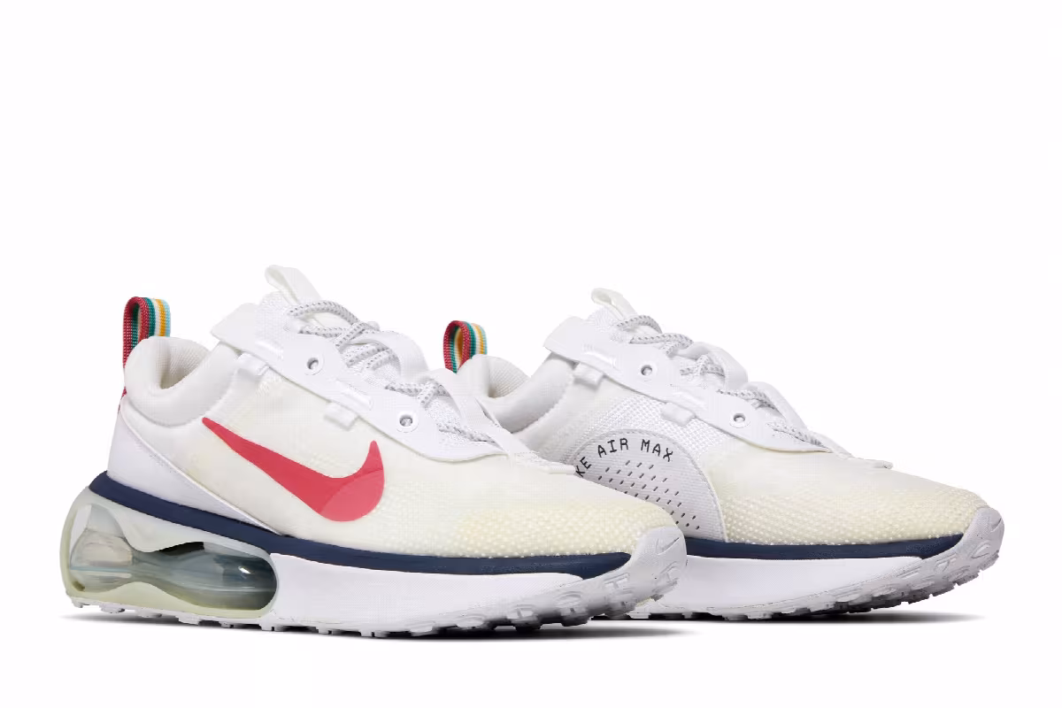Nike Women's Air Max 2021 White Gypsy Rose, view 9