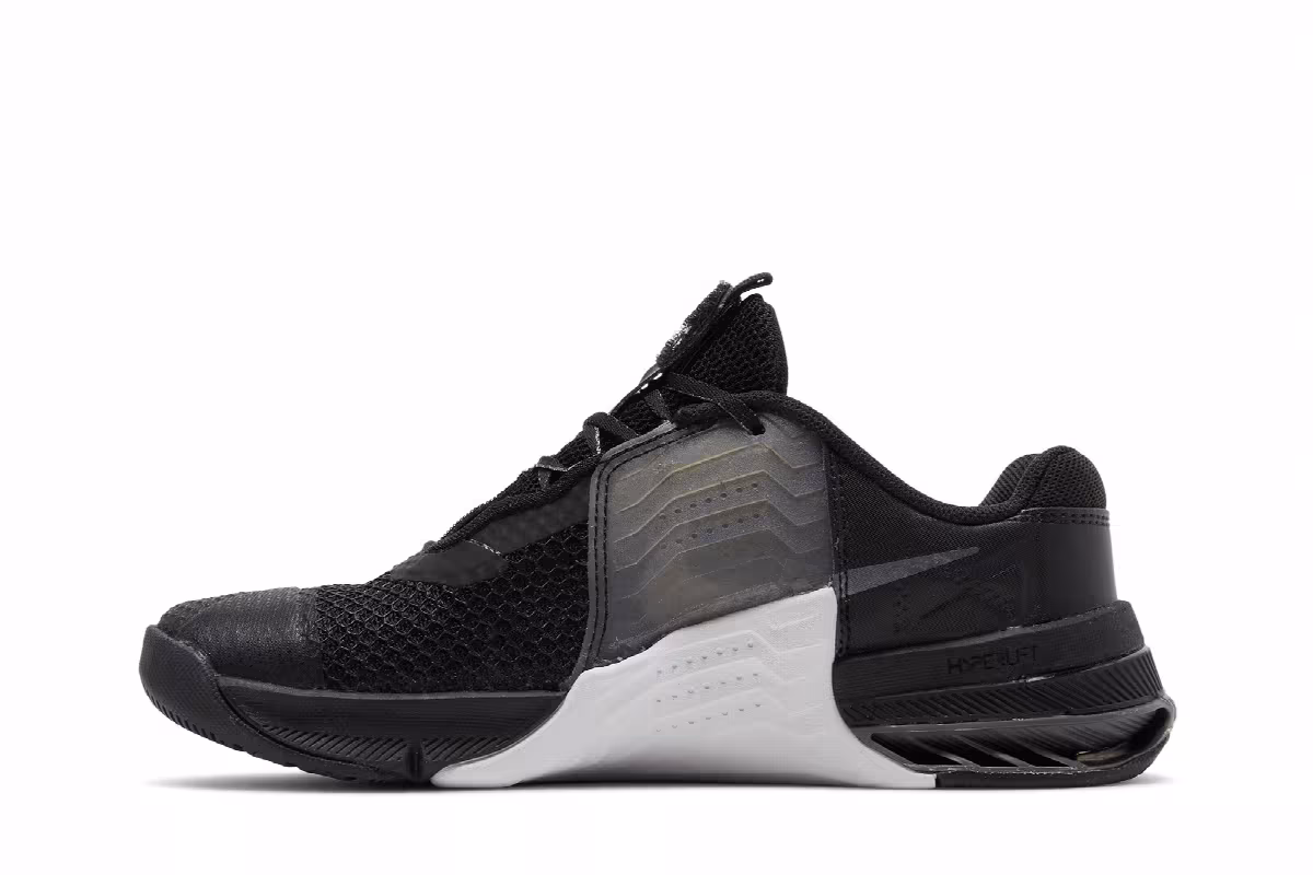 Nike Women's Metcon 7 Black White, view 4