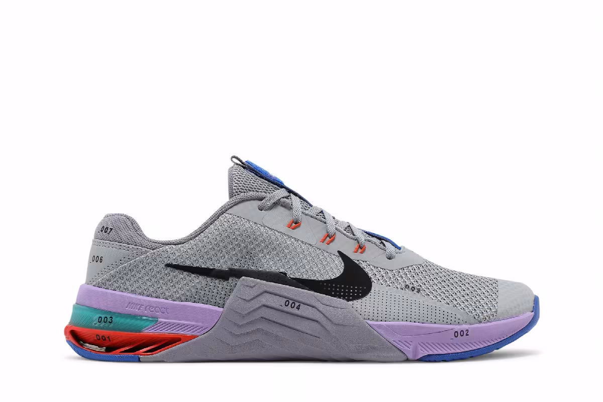 Nike Metcon 7 Light Smoke Grey Violet Haze, view 2