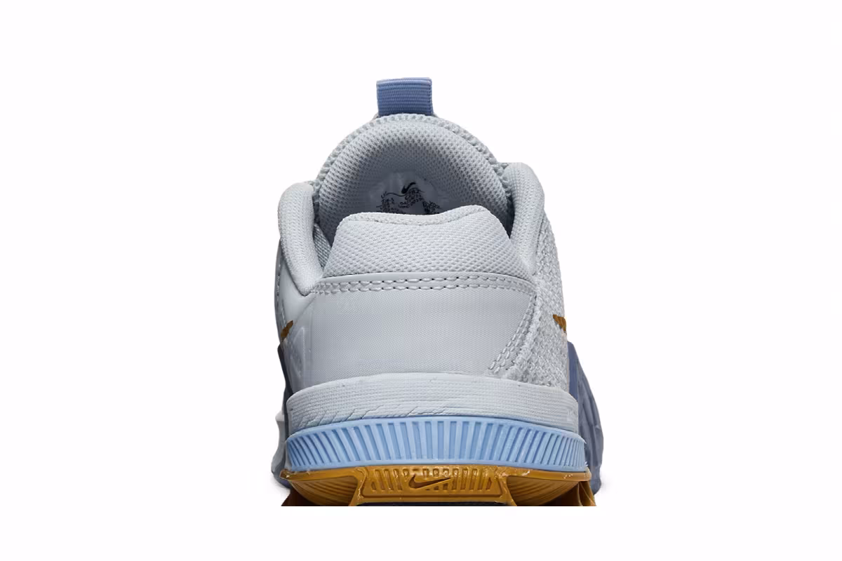 Nike Women's Metcon 7 Pure Platinum Metallic Gold Coin, view 8