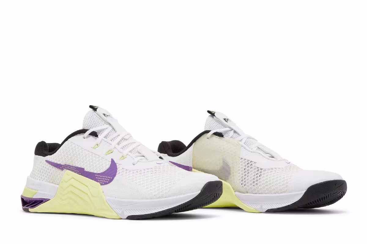 Nike Women's Metcon 7 White Light Lemon Twist, view 9
