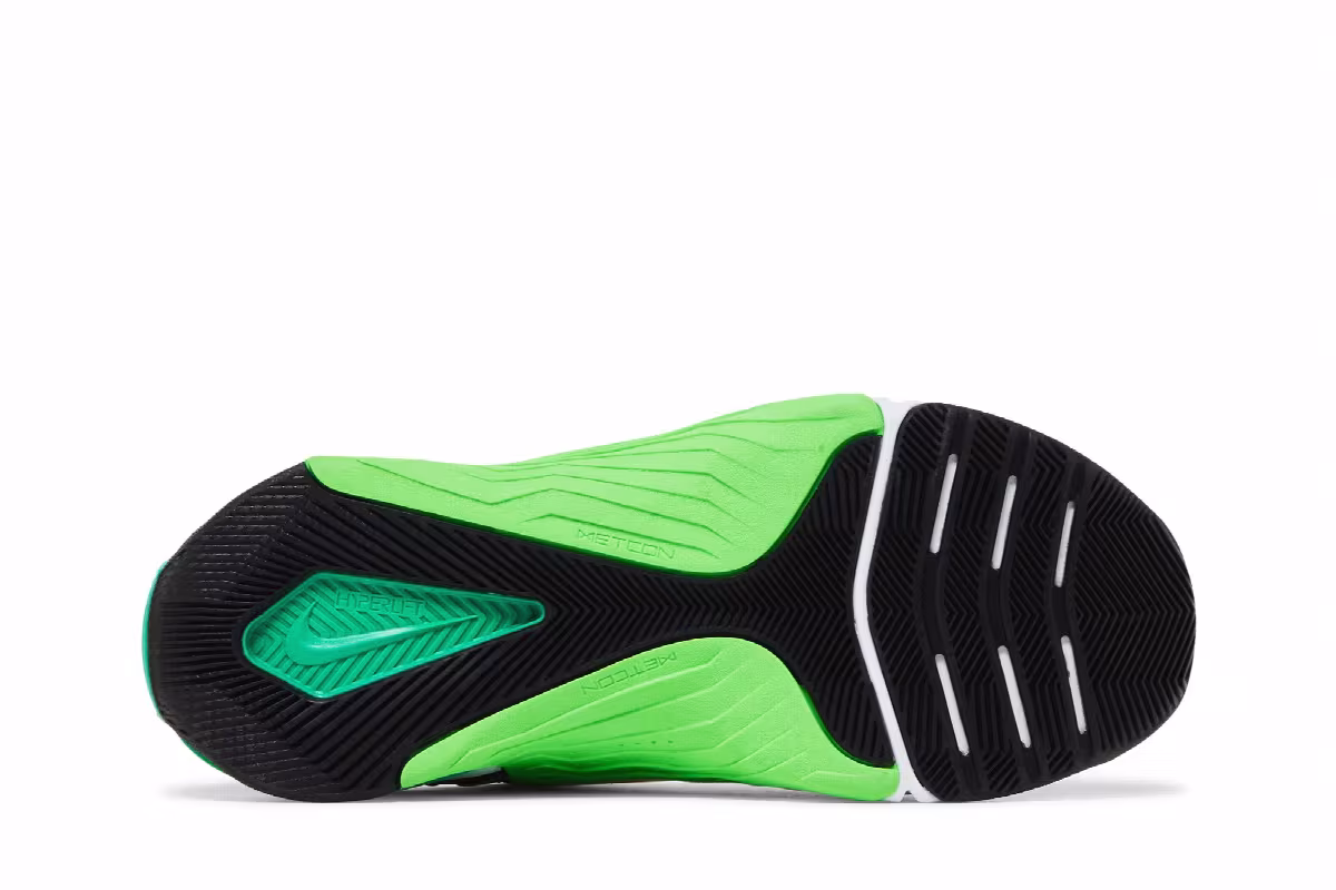 Nike Women's Metcon 7 Black Green Strike, view 5