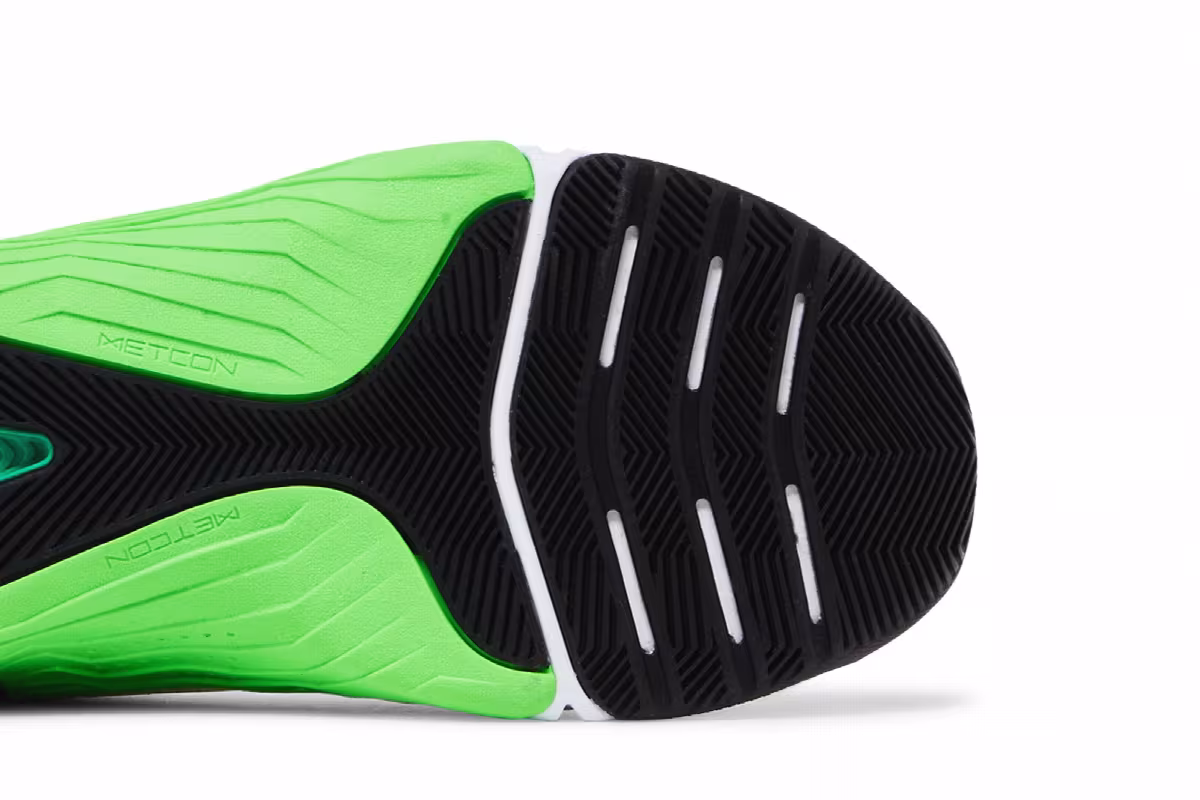 Nike Women's Metcon 7 Black Green Strike, view 6