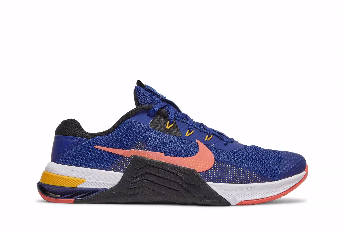 Nike Metcon 7 Deep Royal Blue Magic Ember, view 2