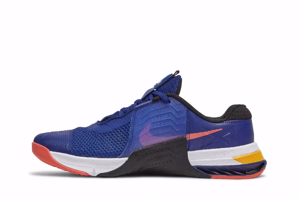 Nike Metcon 7 Deep Royal Blue Magic Ember, view 4