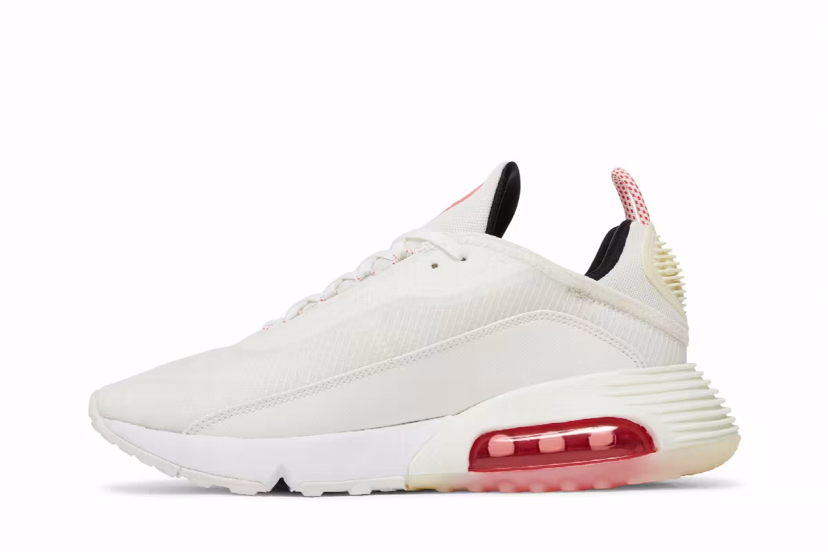 Nike Women's Air Max 2090 White Siren Red, view 4
