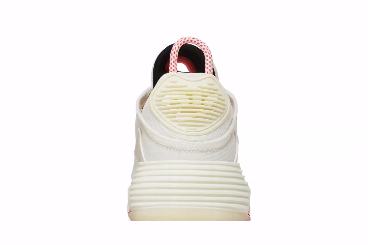 Nike Women's Air Max 2090 White Siren Red, view 8