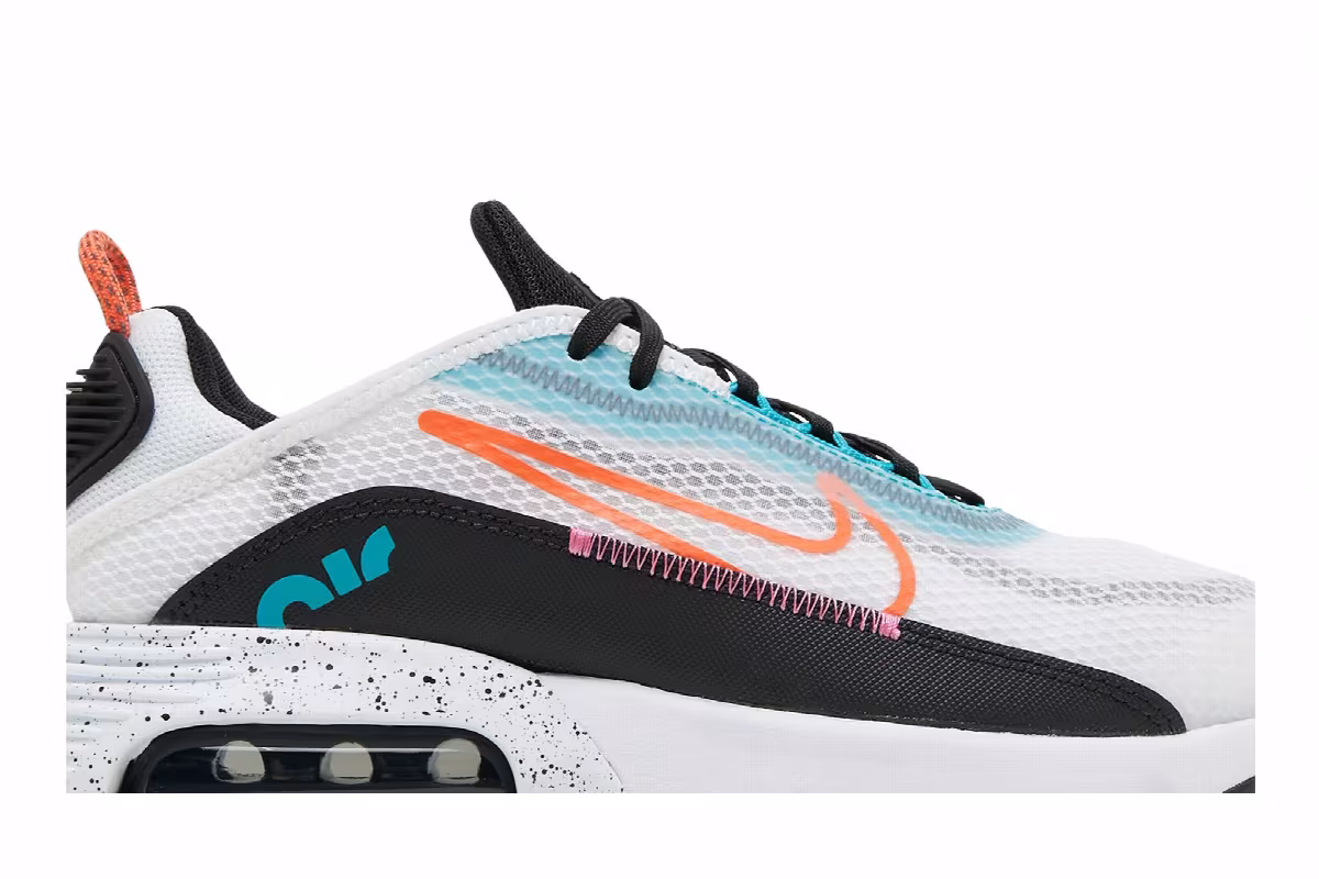 Nike Air Max 2090 GS White Turf Orange Speckled, view 3