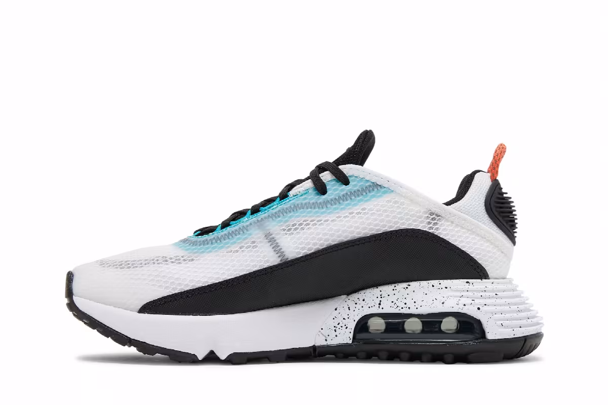 Nike Air Max 2090 GS White Turf Orange Speckled, view 4