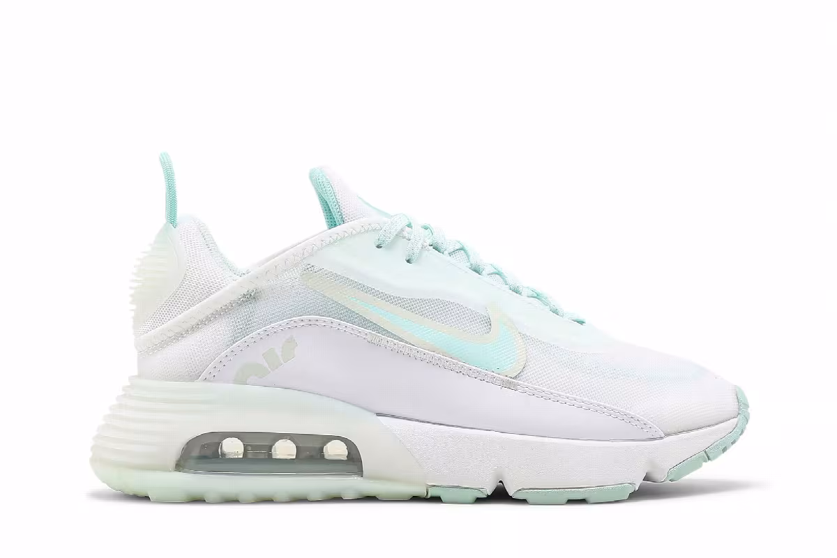Nike Women's Air Max 2090 White Barely Green, view 2