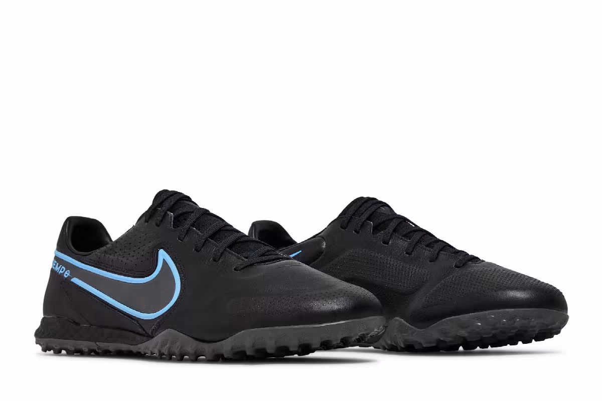 Nike React Tiempo Legend 9 Pro TF Black Iron Grey, view 9