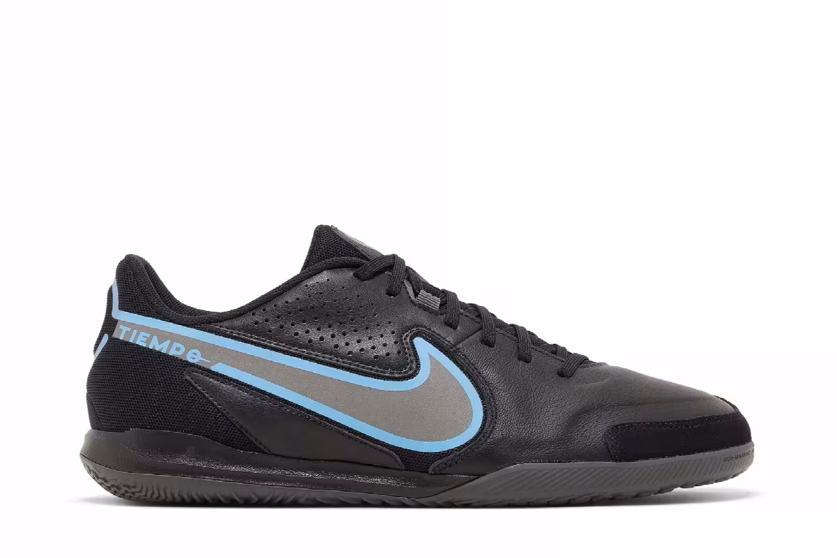 Nike Tiempo Legend 9 Academy IC Black Iron Grey, view 2
