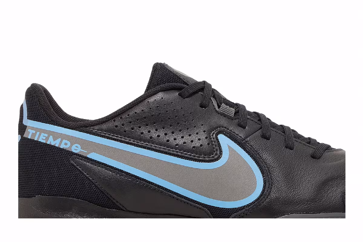 Nike Tiempo Legend 9 Academy IC Black Iron Grey, view 3