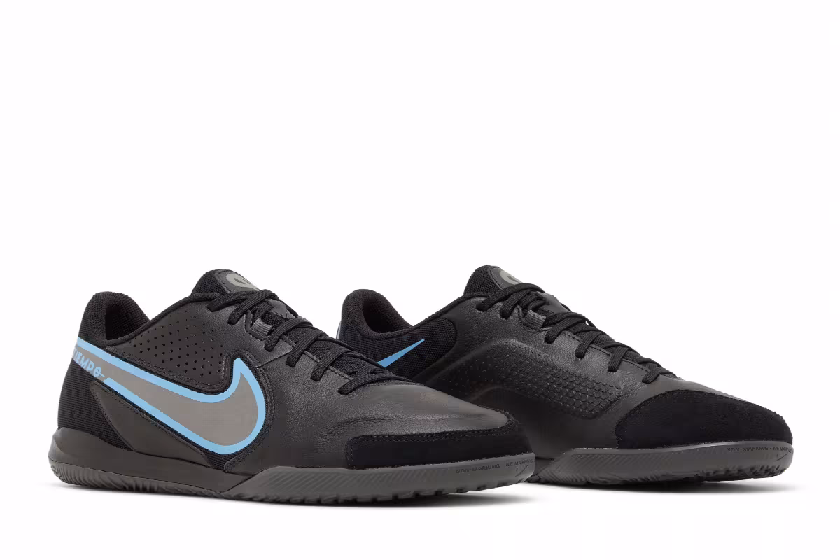 Nike Tiempo Legend 9 Academy IC Black Iron Grey, view 9