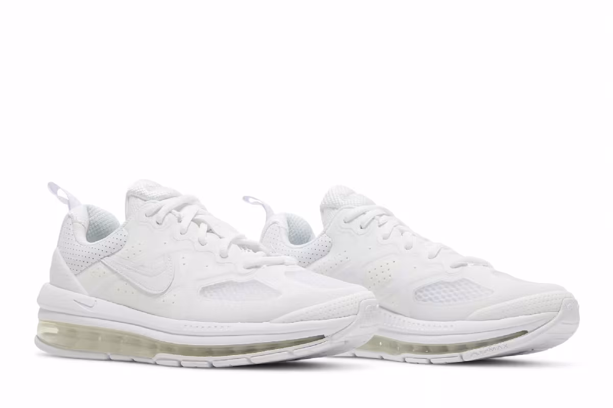 Nike Air Max Genome GS Triple White, view 9