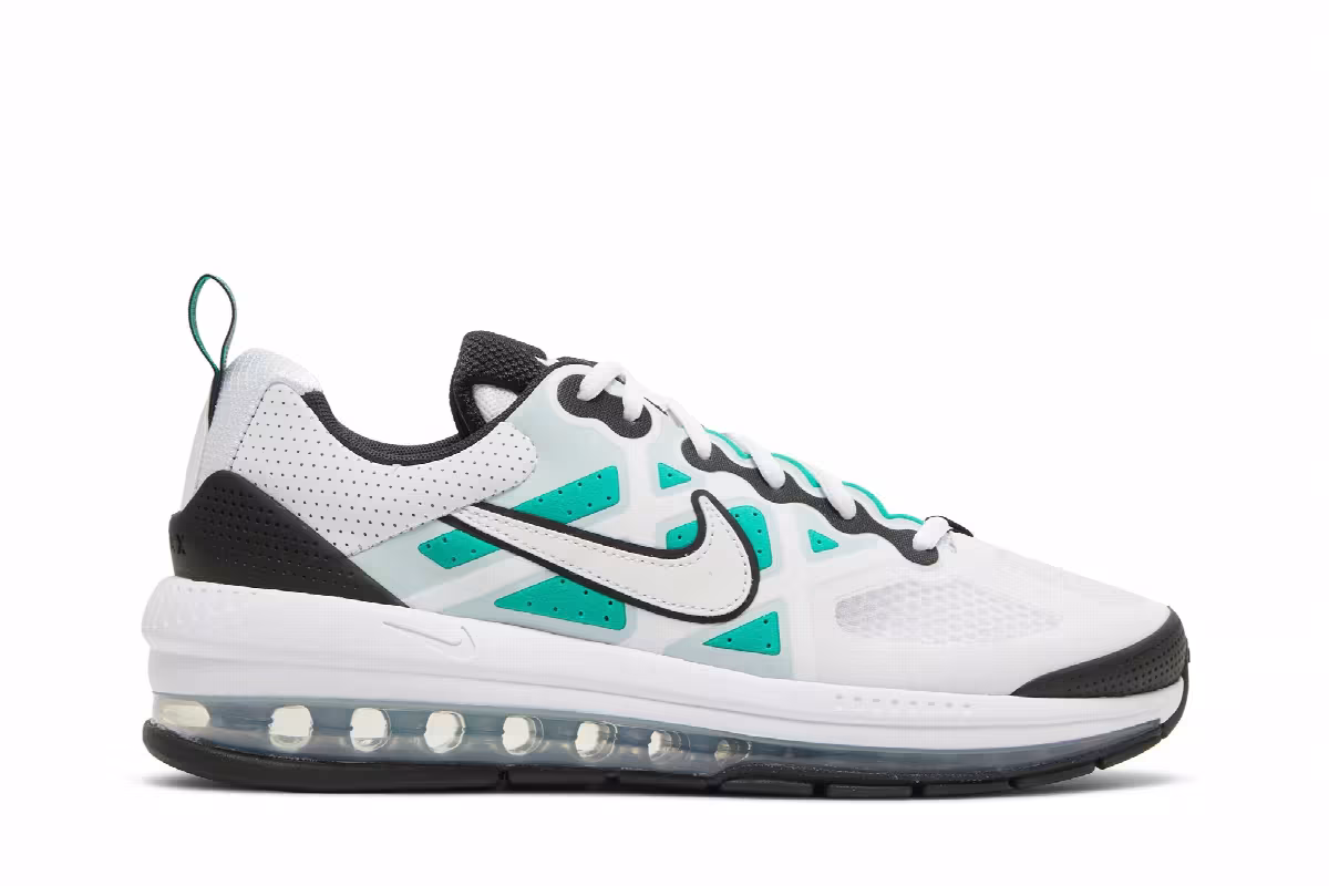 Nike Air Max Genome White Clear Emerald, view 2