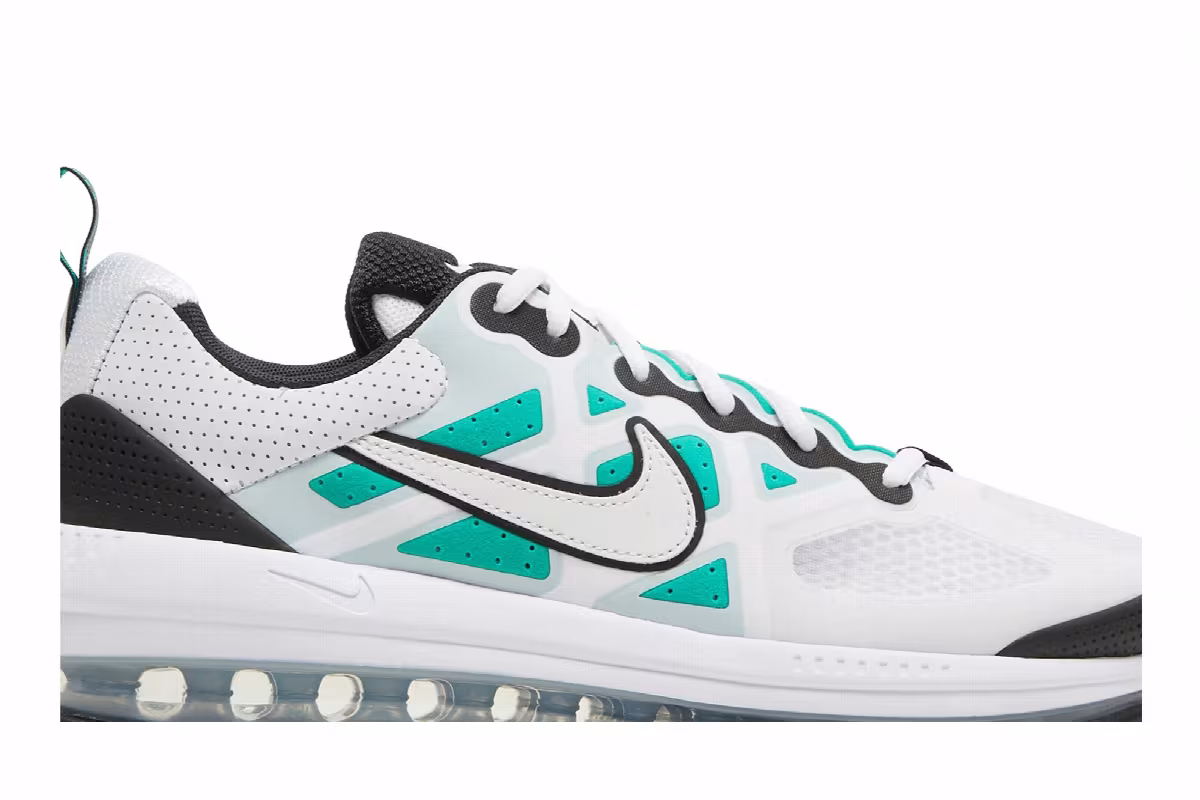 Nike Air Max Genome White Clear Emerald, view 3