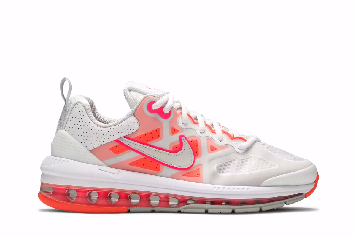 Nike Women's Air Max Genome White Bright Mango, view 2