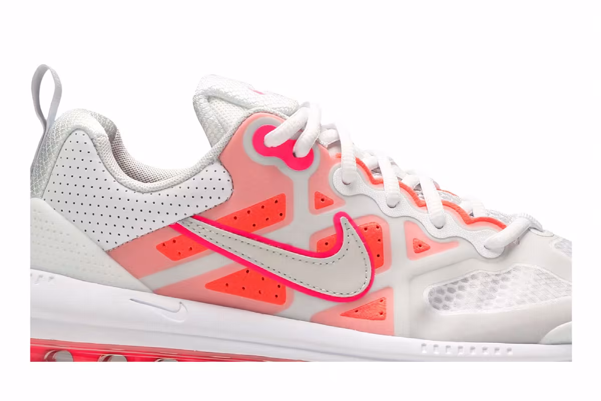 Nike Women's Air Max Genome White Bright Mango, view 3