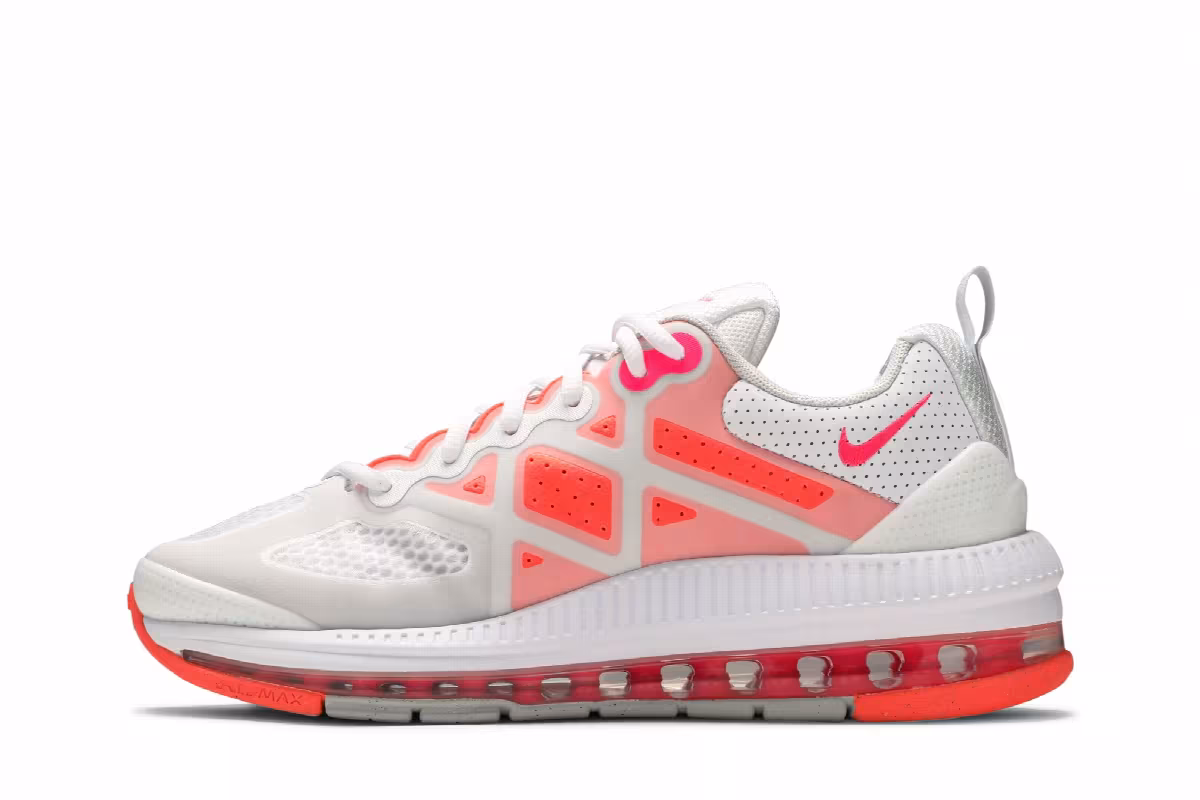 Nike Women's Air Max Genome White Bright Mango, view 4